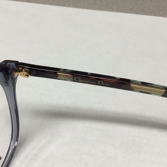 Dior Montaigne 18 Blue/Havana 52 Eyeglasses - Picture 5 of 6